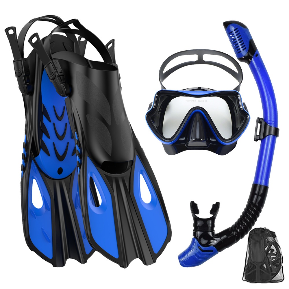 Diving Mask - Set Snorkeling Masker & Snorkel Selam