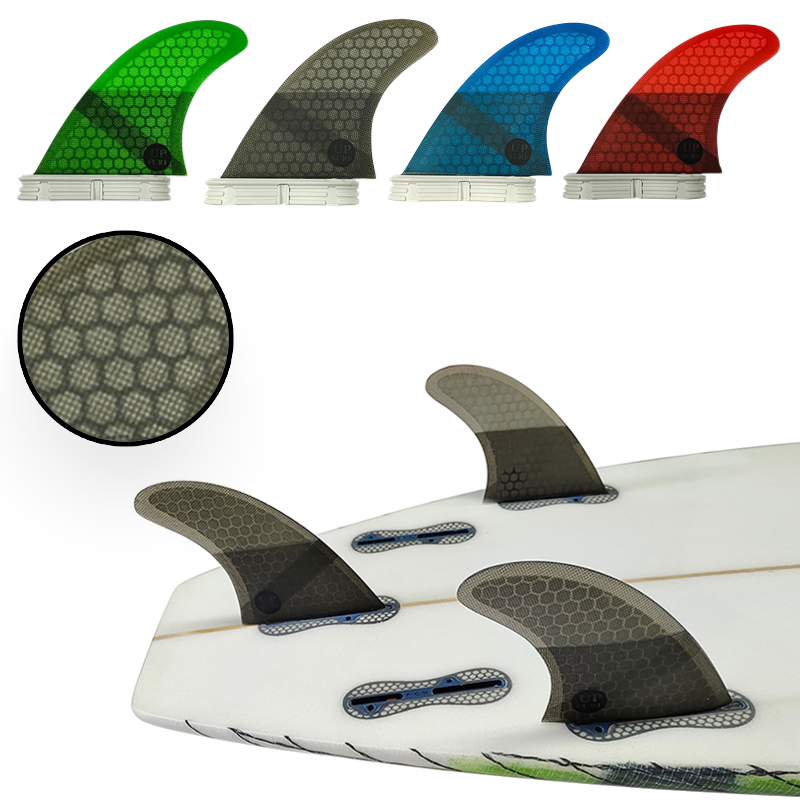 Sirip Selancar M Tri Fins UPSU - Surfboard Leash ulasan dan harga